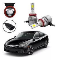 Kit lâmpadas led farol baixo honda civic 2012 2013 2014