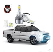 Kit Lâmpadas Led Farol Baixo S10 2001 02 03 04 05 a 2011