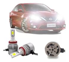 Kit Lâmpadas Led Farol De Milha Nissan Sentra 2017 2018 2019