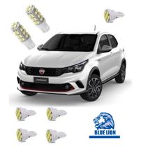 Kit Lâmpadas Led Fiat Argo Pingo Torpedo Super Branca