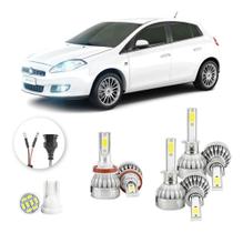 Kit Lampadas Led Fiat Bravo 2010 A 2014 H1 H11 20000lm Kit Lampadas Led Fiat Bravo 2010 A 2014 H1 H11 20000lm