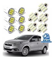Kit Lâmpadas Led Fiat Grand Siena 2012 Até 2017 Super Branca Kit Lâmpadas Led Fiat Grand Siena 2012 Até 2017 Super Branca