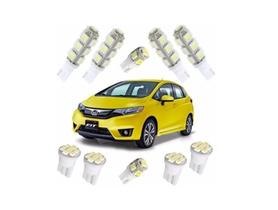 Kit Lampadas Led Fit 2015 2016 2017 2018 Pingo Teto Placa Ré