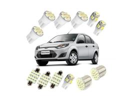 Kit Lampadas Led Focus Fiesta Luz Pingo Teto Placa Ré