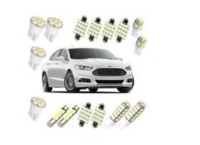 Kit Lampadas Led Ford Fusion 2013 Ate 2018 Super Branca