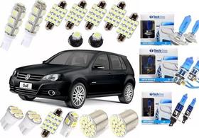 Kit lampadas led golf g3 g4 sapão + super brancas techone