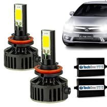 Kit Lampadas Led H9/H11/H8/H16 6000K 3700 Lumens - Tech One