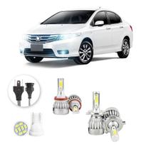 Kit Lampadas Led Honda City 2013 E 2014 H11 H4 20000lm Kit Lampadas Led Honda City 2013 E 2014 H11 H4 20000lm