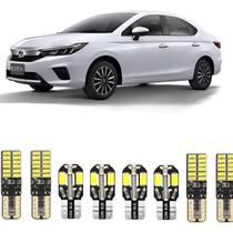 Kit Lâmpadas Led Honda City 2015 A 2020 T10 Branco Branco-frio Kit Lâmpadas Led Honda City 2015 A 2020 T10 Branco Branco-frio