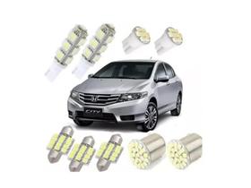 Kit Lâmpadas Led Honda Fit City Civic Placa Pingo Torpedo Ré