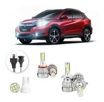 Kit Lampadas Led Honda Hrv 2015 A 2020 H8 H4 20000lm