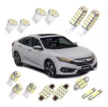 Kit Lâmpadas Led Honda New Civic G10 2017 2018 Placa Teto Ré Kit Lâmpadas Led Honda New Civic G10 2017 2018 Placa Teto Ré