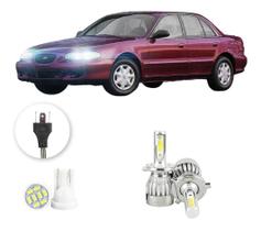 Kit Lampadas Led Hyundai Sonata 1992 A 1998 H4 20000lm