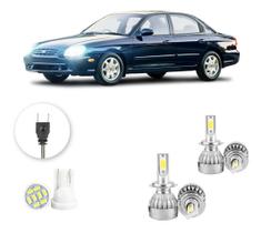 Kit Lampadas Led Hyundai Sonata 1999 A 2001 H7 H7 20000lm