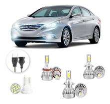 Kit Lampadas Led Hyundai Sonata 2010 A 2013 H8 H7 H7 20000lm