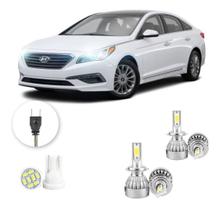 Kit Lampadas Led Hyundai Sonata 2014 A 2016 H7 H7 20000lm
