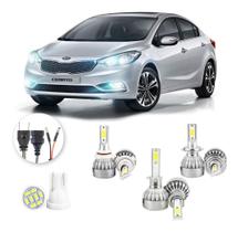 Kit Lampadas Led Kia Cerato 2014 A 2016 H8 H1 H7 20000lm Kit Lampadas Led Kia Cerato 2014 A 2016 H8 H1 H7 20000lm
