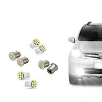 Kit Lâmpadas Led Nissan Livina Placa Ré Freio Seta