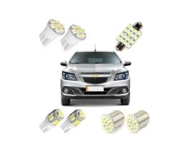 Kit Lâmpadas Led Onix Chevrolet Pingo Teto Placa Ré Torpedo