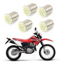 Kit lampadas led para moto honda xr tornado 4 pisca e 1 ré !