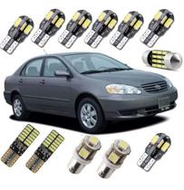 Kit lampadas led premium corolla 2003 2004 2005 06 2007 2008