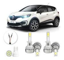 Kit Lampadas Led Renault Captur 2017 2020 H1 H1 20000lm