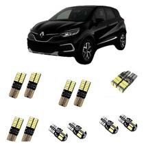 Kit Lâmpadas Led Renault Captur - T10 T10 Branco Branco-frio Kit Lâmpadas Led Renault Captur - T10 T10 Branco Branco-frio