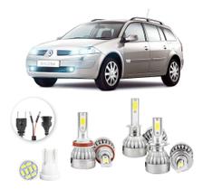 Kit Lampadas Led Renault Grand Tour Todos H8 H1 H7 20000lm Kit Lampadas Led Renault Grand Tour Todos H8 H1 H7 20000lm
