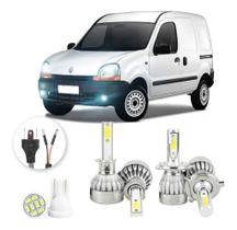 Kit Lampadas Led Renault Kangoo 2000 A 2016 H1 H4 20000lm