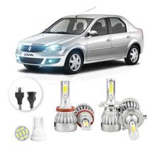 Kit Lampadas Led Renault Logan 2011 A 2013 H4 H8 20000lm Kit Lampadas Led Renault Logan 2011 A 2013 H4 H8 20000lm