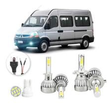 Kit Lampadas Led Renault Master 2010 A 2012 H4 H1 20000lm Kit Lampadas Led Renault Master 2010 A 2012 H4 H1 20000lm