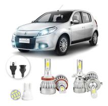 Kit Lampadas Led Renault Sandero 2011 A 2014 H11 H4 20000lm Kit Lampadas Led Renault Sandero 2011 A 2014 H11 H4 20000lm
