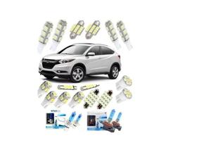 Kit Lampadas Led Super Branca Farol Milha Honda Hrv Techone