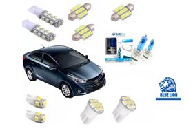 Kit Lâmpadas Led Super Branca Hb20s Hb20 8500k Techone