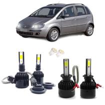 Kit Lâmpadas Led Tech One 8000k Azulado Farol Alto Baixo Idea 2005 2006 2007 2008 2009 2010 Kit Lâmpadas Led Tech One 8000k Azulado Farol Alto Baixo Idea 2005 2006 2007 2008 2009 2010