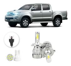 Kit Lampadas Led Toyota Hilux 2006 A 2008 H4 20000lm