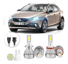 Kit Lampadas Led Volvo V40 Todos H7 H9 20000lm Kit Lampadas Led Volvo V40 Todos H7 H9 20000lm