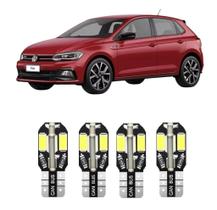 Kit Lampadas Led VW Polo 2018 /2019 Placa e Re Canbus