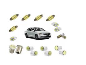 Kit Lâmpadas Leds Jetta 2011 À 2017 Kit Interno + Farolete Kit Lâmpadas Leds Jetta 2011 À 2017 Kit Interno + Farolete