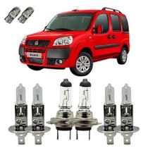 Kit Lâmpadas Originais 3200K Fiat Doblo Alto Baixo Milha T10
