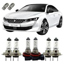 Kit Lâmpadas Originais 3200K Peugeot 508 Alto Baixo Milha Kit Lâmpadas Originais 3200K Peugeot 508 Alto Baixo Milha