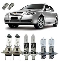 Kit Lâmpadas Originais GM Astra Alto Baixo Milha 3200K + T10