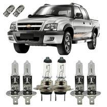 Kit Lâmpadas Originais Gm S10 PitBull Alto Baixo Milha 3200K
