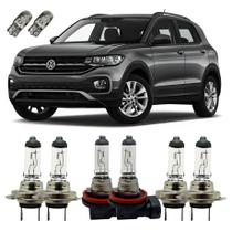 Kit Lâmpadas Originais T-Cross Alto Baixo Milha 3200K T10 Kit Lâmpadas Originais T-Cross Alto Baixo Milha 3200K T10