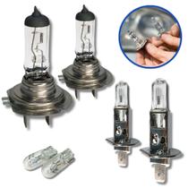 Kit Lâmpadas Original Farol Baixo Alto 3500k 12v H7 H1 T10