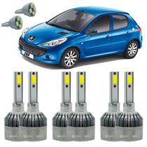 Kit Lâmpadas Peugeot 206 2004 A 2008 Alto Baixo E Milha