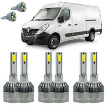 Kit Lâmpadas Renault Master 2013 A 2016 Alto Baixo E Milha