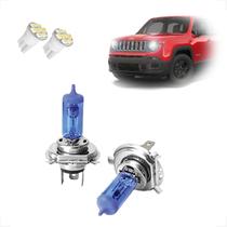 Kit Lâmpadas Shocklight Super Branca H4 Farol Alto e Baixo Renegade 2016 2017 2018 2019 2020 Kit Lâmpadas Shocklight Super Branca H4 Farol Alto e Baixo Renegade 2016 2017 2018 2019 2020
