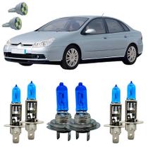 Kit Lampadas Super Branca 8500k C5 2001 A 2004 + Led T10 Kit Lampadas Super Branca 8500k C5 2001 A 2004 + Led T10