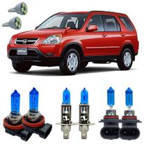 Kit Lampadas Super Branca 8500k CR-V 2004 A 2007 + Led T10 Kit Lampadas Super Branca 8500k CR-V 2004 A 2007 + Led T10